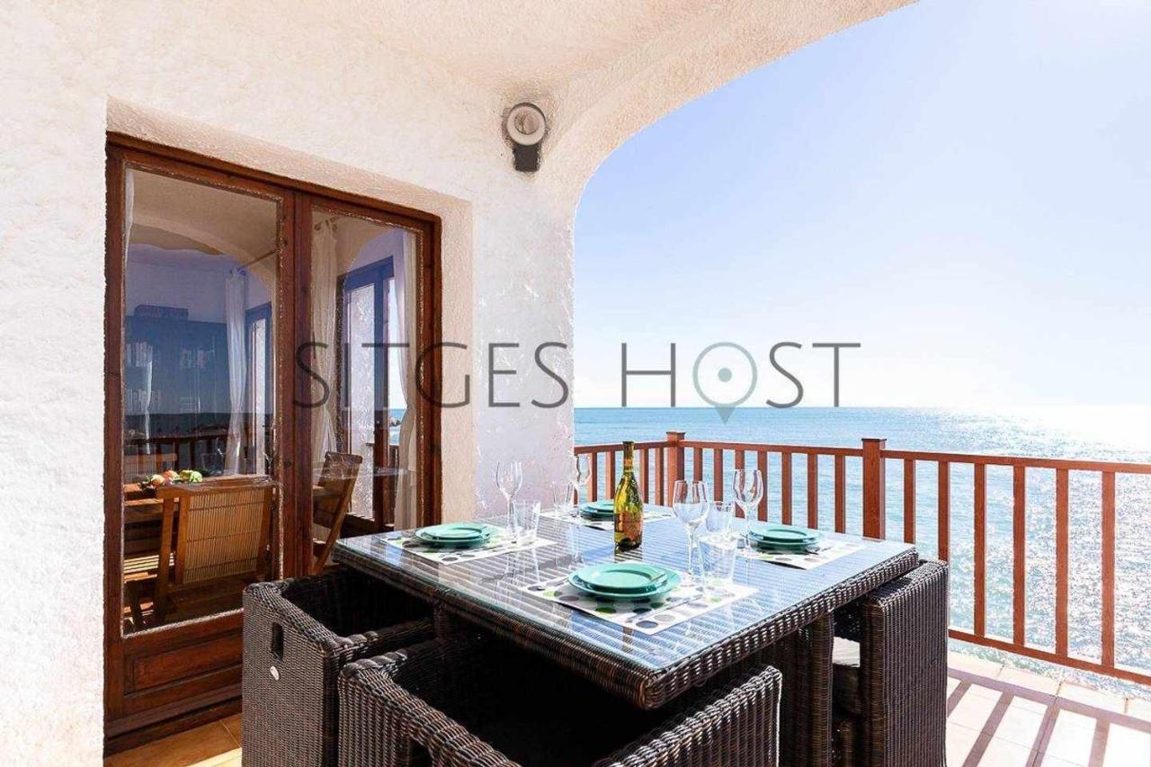 Apartamento Sitges Casa del Mar Impresionantes vistas al mar Exterior foto